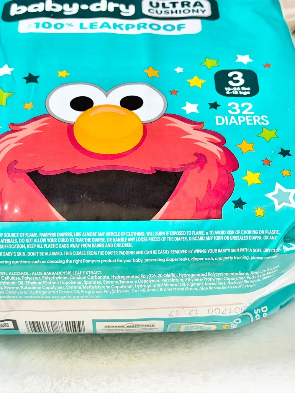 Pampers brand baby